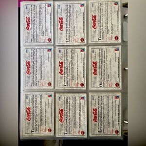 Coca cola Series 2 collect cards 101-199 + checklist card